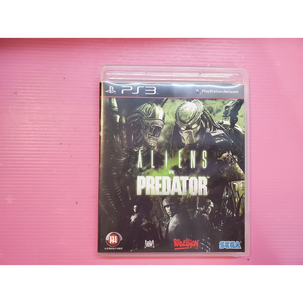 A 出清價!網路最便宜 SONY PS3 2手原廠遊戲片 異形戰場 Alien vs Predator  賣600而已