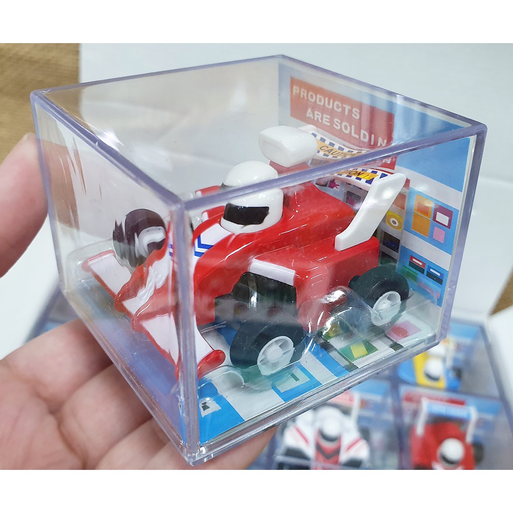 玩具車 塑膠車 合金車 賽車 模型車 附透明陳列外盒 模型 迴力車