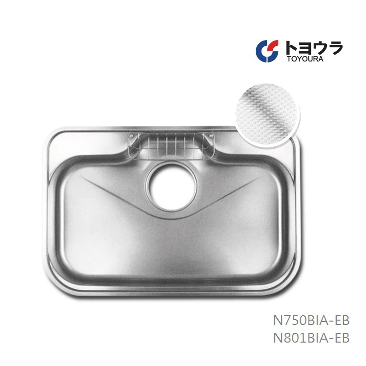 Bs Toyoura日本不鏽鋼壓花水槽n801bia Eb N750bia Eb 蝦皮購物