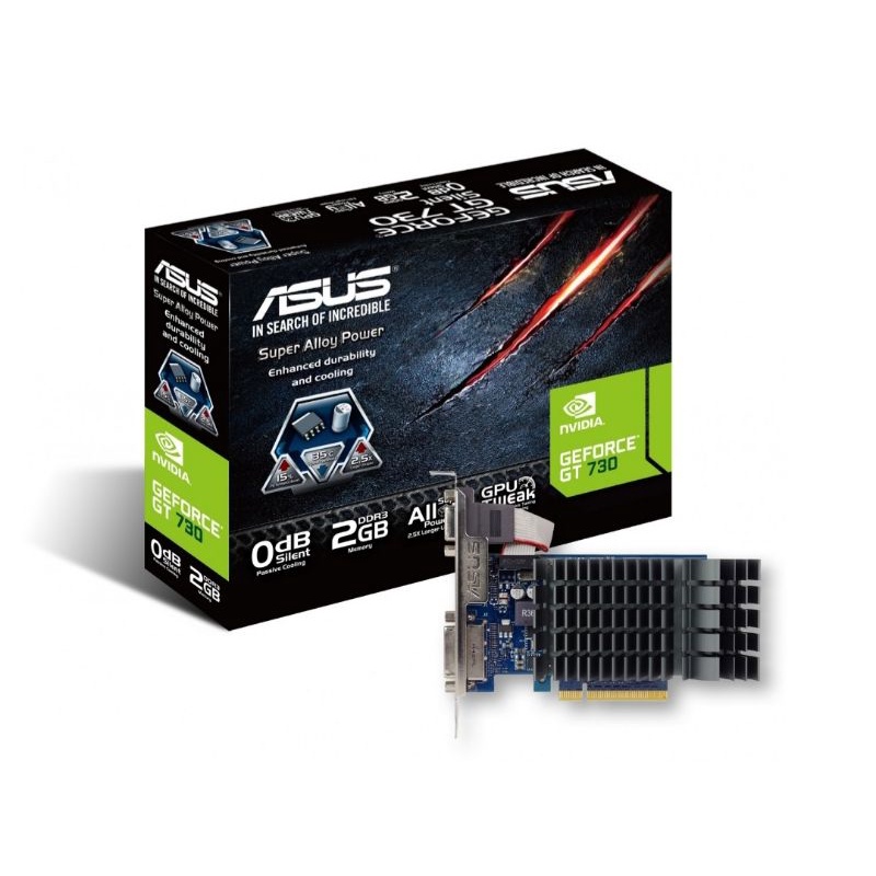 華碩 ASUS GeForce GT730 2GB DDR3, GT730-SL-2GD3-BRK