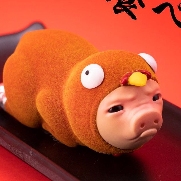 【扭蛋達人】bid Toy 粗豬食堂 年菜系列 烤春雞 Rosuto(現貨特價)