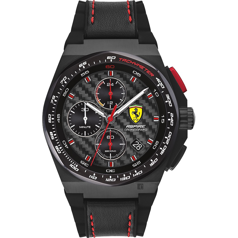 Scuderia Ferrari 法拉利 賽車計時手錶-44mm FA0830792