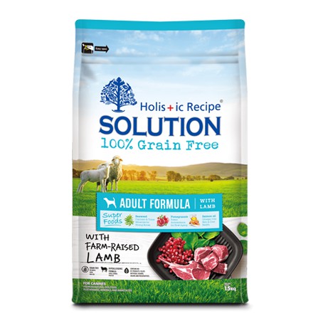  耐吉斯 solution超級無穀系列 狗糧 無穀成犬 羊肉 1.5kg/3kg/7.5kg.