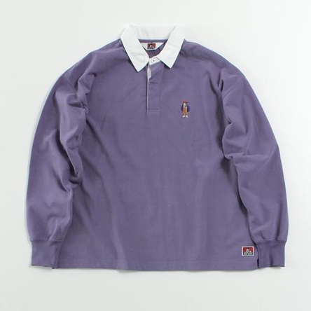 BEN DAVIS "MINI GORILLA EMBROIDERY RUGGERS" | 灰紫