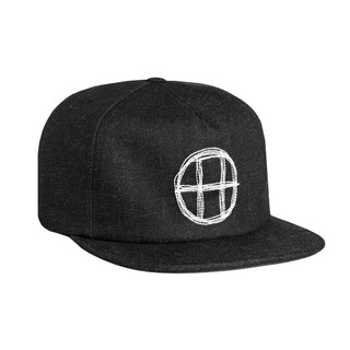 HUF - 丹寧圓形H LOGO SNAPBACK後扣帽-單速車 滑板HT61007‬