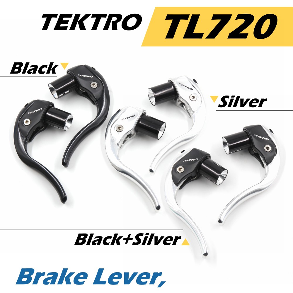 TEKTRO TL720 內線型 煞車把手 計時把 三鐵把 羊角把 適用 (全銀 / 全黑 / 黑銀)