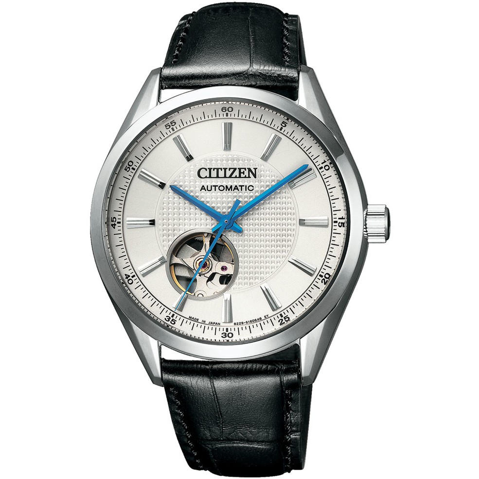 CITIZEN 星辰 NH9111-11A 紳士型開芯鈦金屬機械男錶-40mm