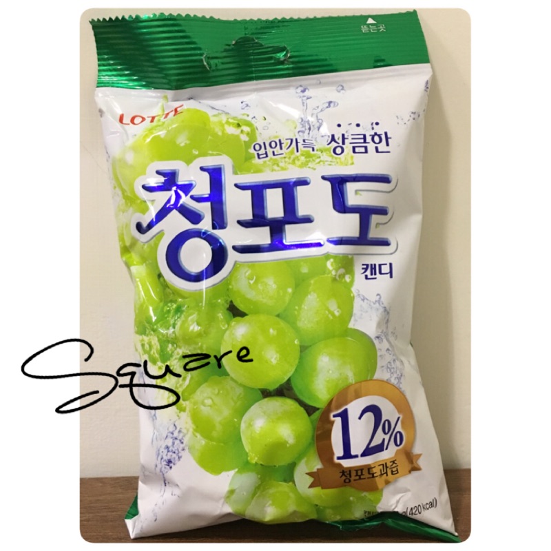 韓國 Lotte 青葡萄糖 特價中