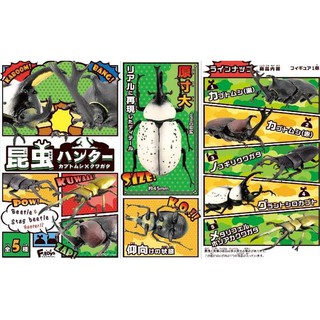 【日本正版專賣 F-toys 現貨】盒玩 昆蟲獵人 鍬形蟲 獨角仙 中盒(10入)