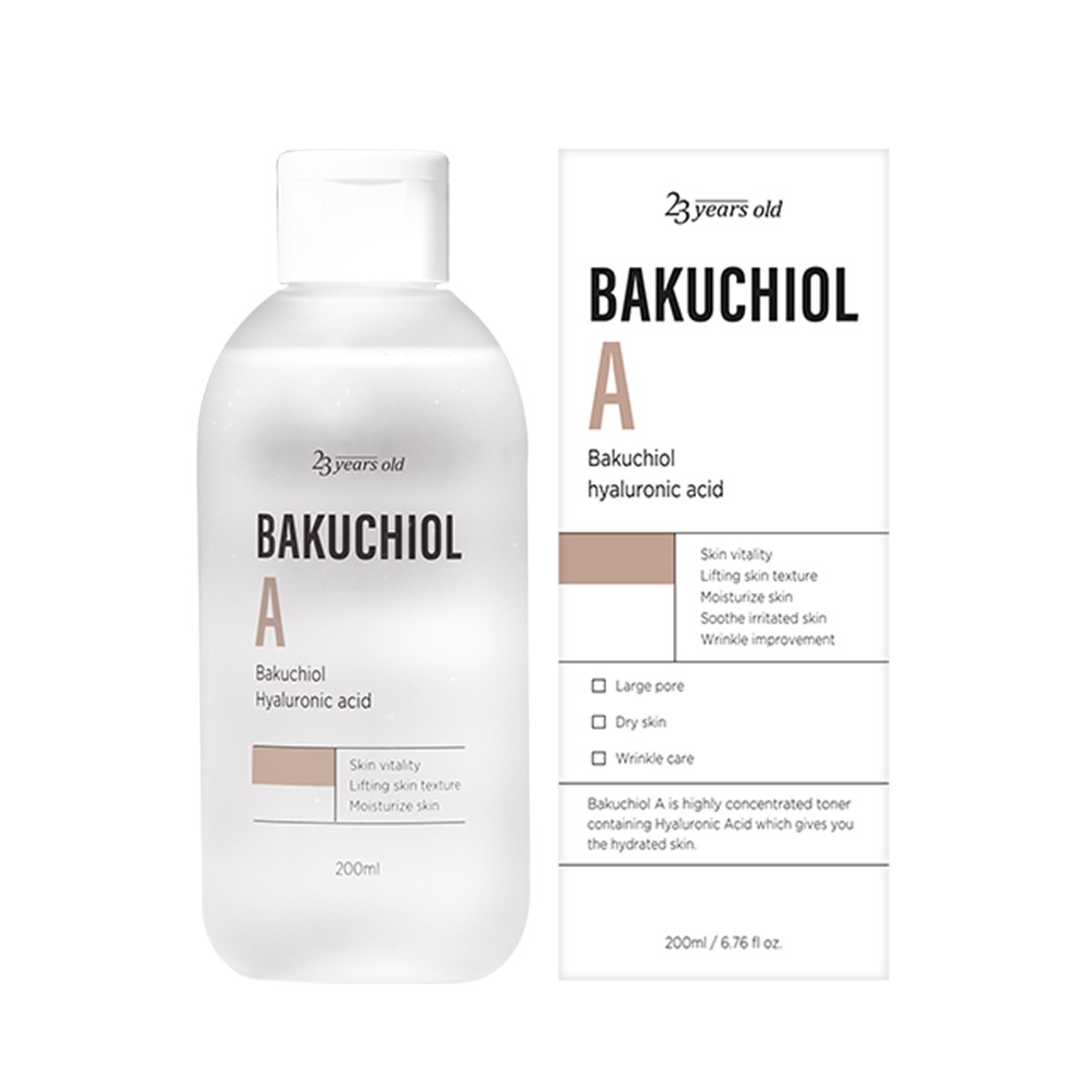 23 years old Bakuchiol A 彈力保濕爽膚水 200ml 現貨 廠商直送