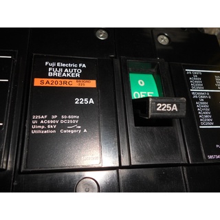 日本 FUJI 富士 斷路器 SA203RC 3P 125A -225A 無熔絲開關 100kA (d2)