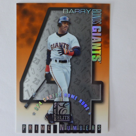~ Barry Bonds ~MLB球星/貝瑞·邦茲 限量374張.塑膠特殊卡
