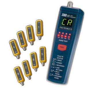 臺灣泰仕 TES-45A 網路纜線測試器