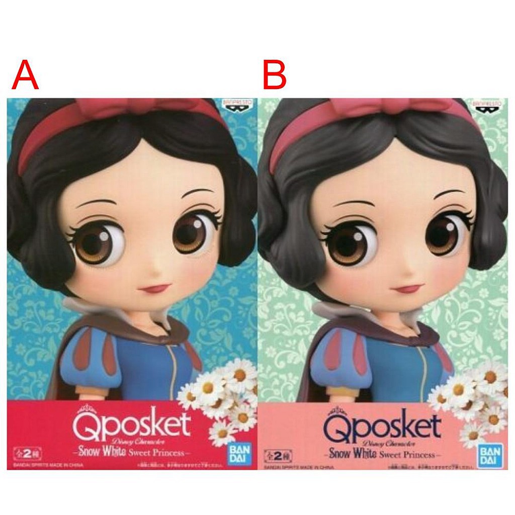 日版全新現貨 Q Posket Disney 白雪公主snow White 公仔 全2種 蝦皮購物