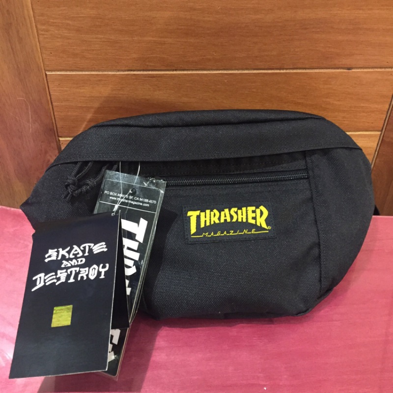 Thrasher 完售 腰包 基本款 日線 黃logo