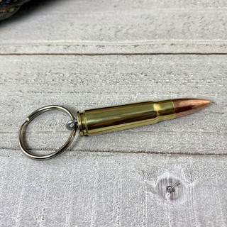 美國 Bullet AK47 步槍子彈鑰匙圈（金屬黃銅復古質感造型創意鑰匙扣 潮牌潮流個性鑰匙吊飾掛飾 男生男用生存遊戲