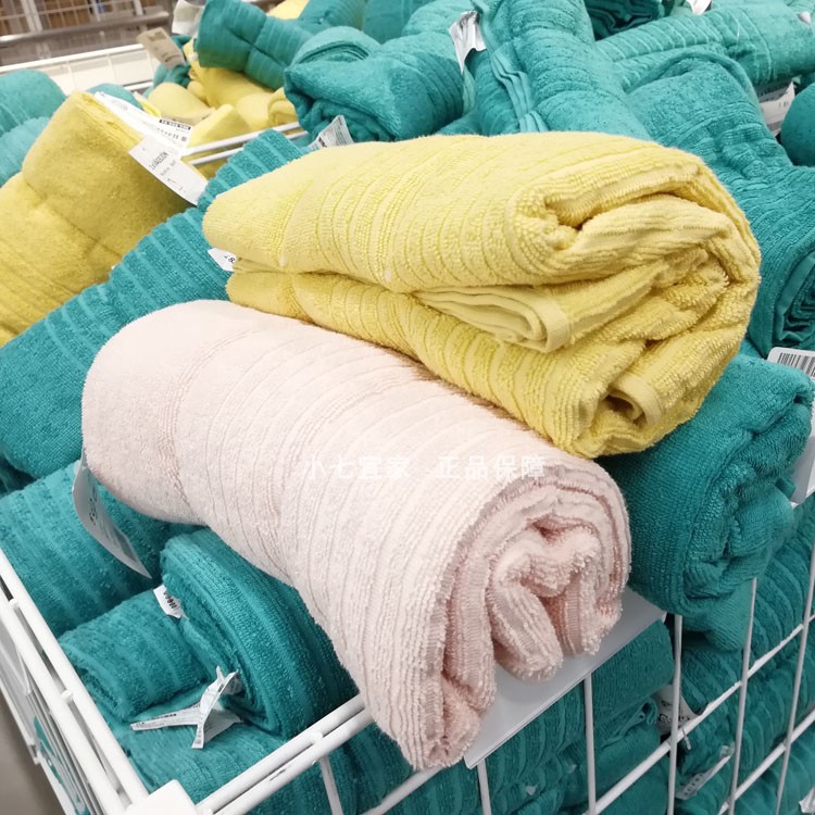 小七宜家ikea正品沃格遜浴巾五星級酒店家用全純棉男女大號厚毛巾 蝦皮購物