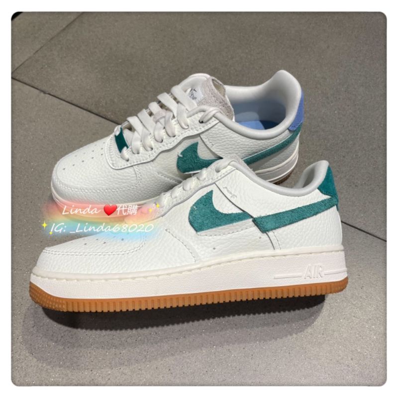 Linda❤️代購 Nike Air Force 1 LXX 米白 綠藍 解構 女鞋 AF1 斷勾 BV0740-100