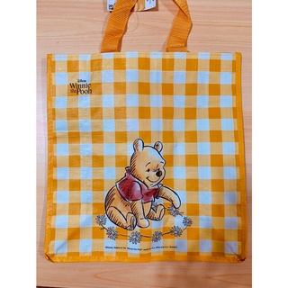 韓國大創迪士尼小熊維尼雙面防水提袋購物袋環保袋