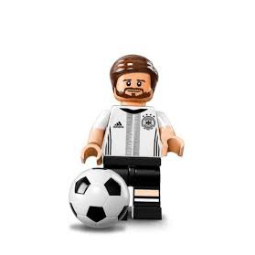 **LEGO** 正版樂高71014 Minifigures系列 德國國家足球代表隊 NO.2 施科德蘭·穆斯塔菲 後衛