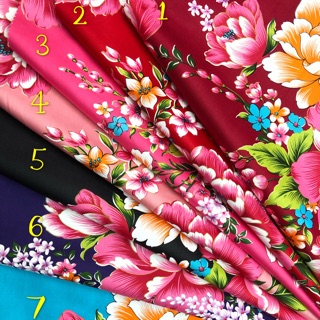 客家花布 抱枕 衣服 頭巾領巾 圍裙 拍照背景 門簾 桌巾 臺灣花布 復古【臺灣現貨🔥 均含電子發票👍🏻 】