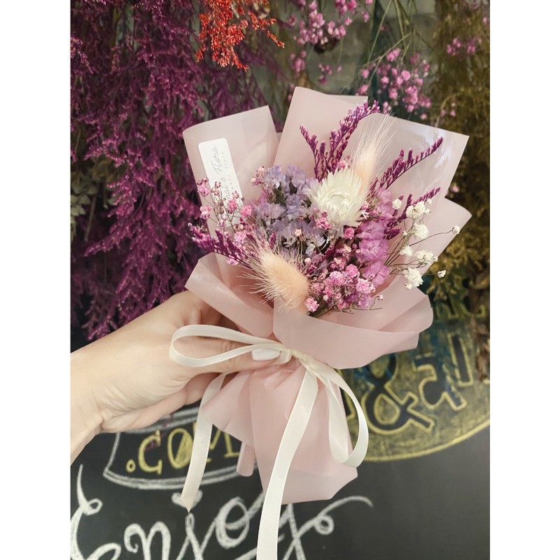 乾燥花小花束婚禮小物可客製化色系 蝦皮購物
