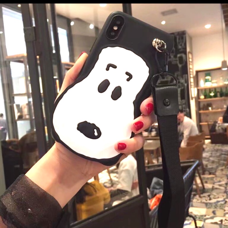 現貨 史努比Snoopy iphoneXs手機殼TPU軟殼 手機殼 附吊飾孔 耐衝擊 iPhone Xs 送掛繩