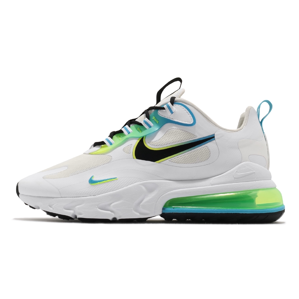nike 270 green and white