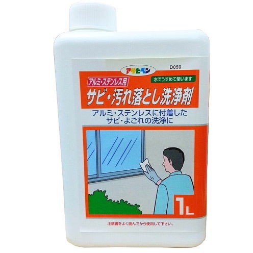 日本不銹鋼/鋁製品保養洗淨劑-1L（D59）601360