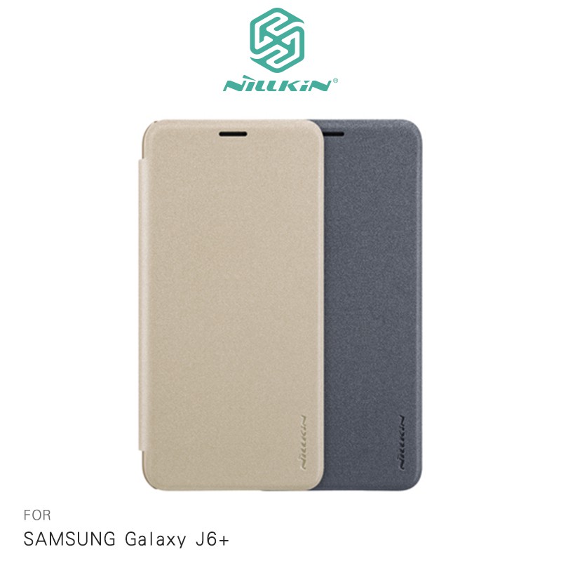 NILLKIN SAMSUNG Galaxy J6+ 星韵皮套 超薄 側翻 保護套 手機套