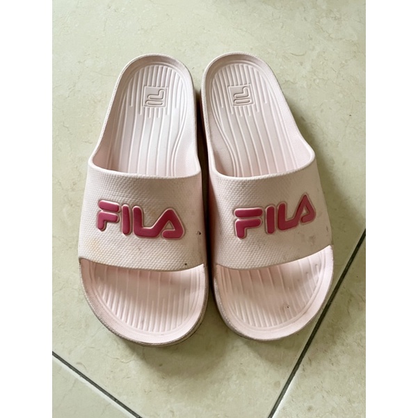 (保證正品）Fila 防水 拖鞋 經典款 粉紅