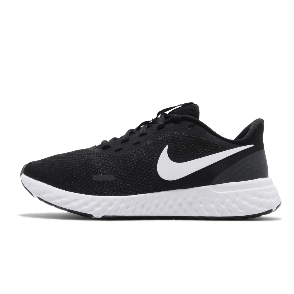 Nike 慢跑鞋 Wmns Revolution 5 黑 白 女鞋 運動鞋 BQ3207-002 【ACS】