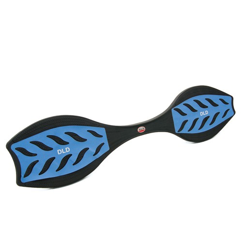 DLD 發光輪活力蛇板 蛇行滑板 藍黑 (贈背袋)