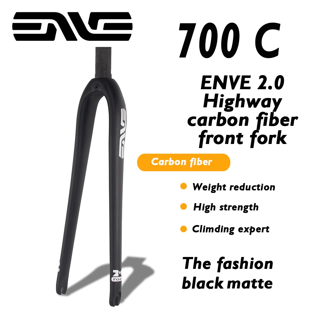 Enve 700C 公路自行車前叉 3K 啞光全碳纖維前叉/前叉公路自行車零件配件