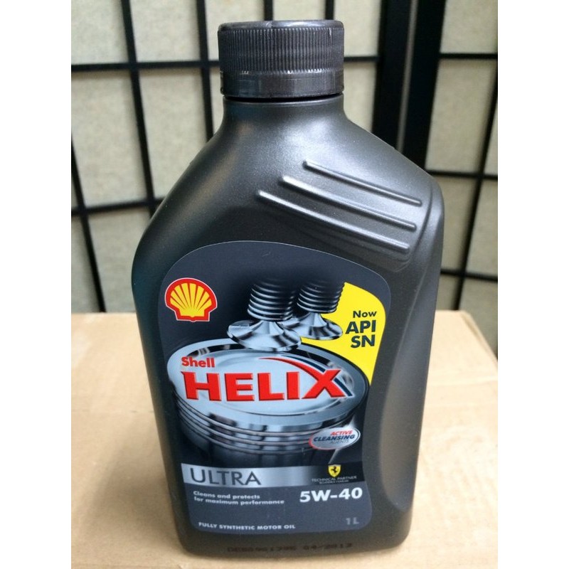 單買區-【殼牌】SHELL ULTRA、5W40 SN 合成機油、1L/罐【歐洲進口】