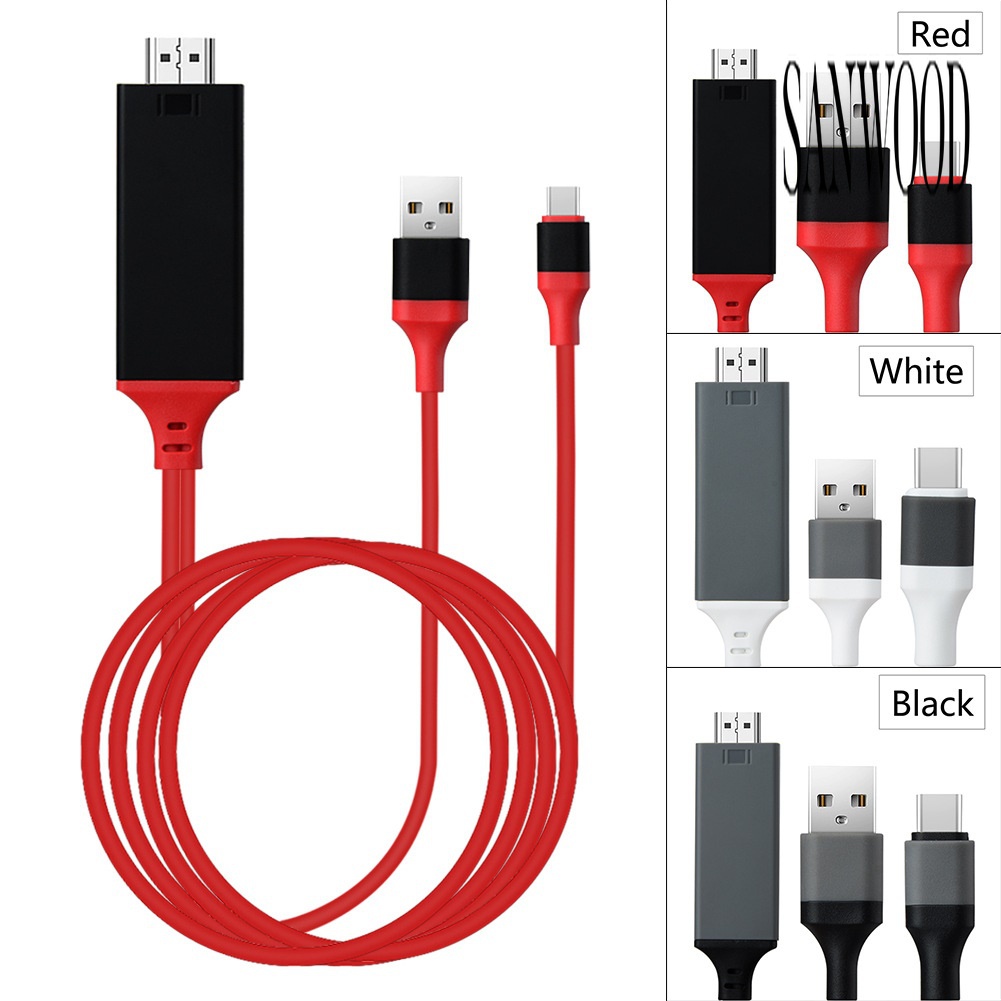 【數位配件】USB3.1 type c to hdmi頻道線 安卓手機同屏線cable 4k usb高清線