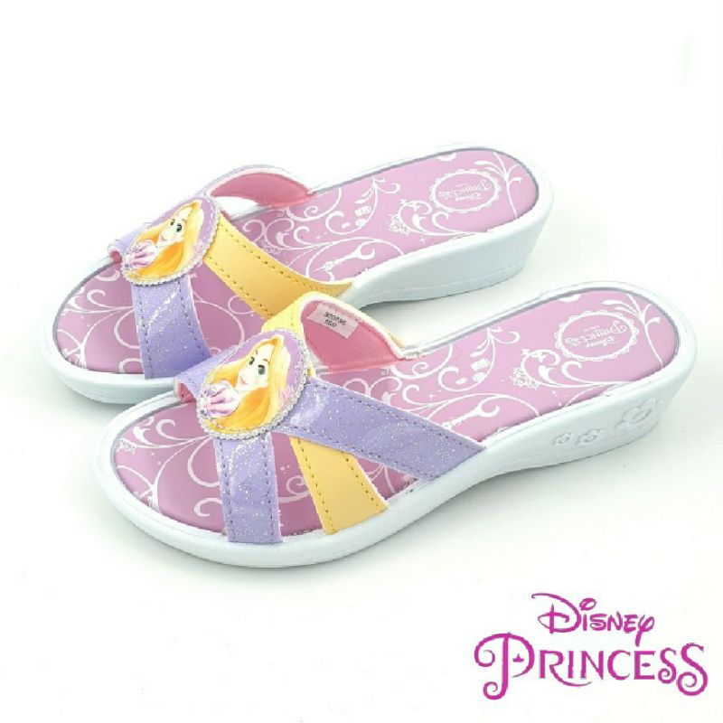 【MEI LAN】迪士尼 Disney 公主系列 樂佩 貝兒 白雪公主 經典氣質 拖鞋 台灣製 0236 紫另有藍、黃色