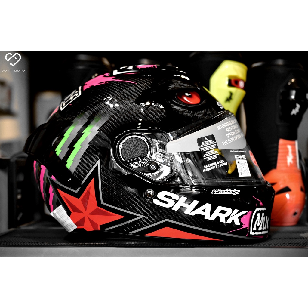 【DOIT迪宇】SHARK SPARTAN GT CARBON REDDING 碳纖維全罩安全帽