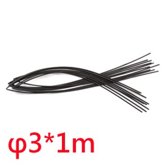【iMOVER專業汽修】熱收縮管 黑色 φ3*1m 10入一組 熱縮管 熱收縮套 電子熱縮套管 電線收縮套 電子配件