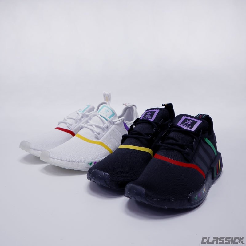 【CLASSICK】Disney x Adidas NMD R1 皮克斯 彩虹 聯名 白 GX0996 黑 GX0997