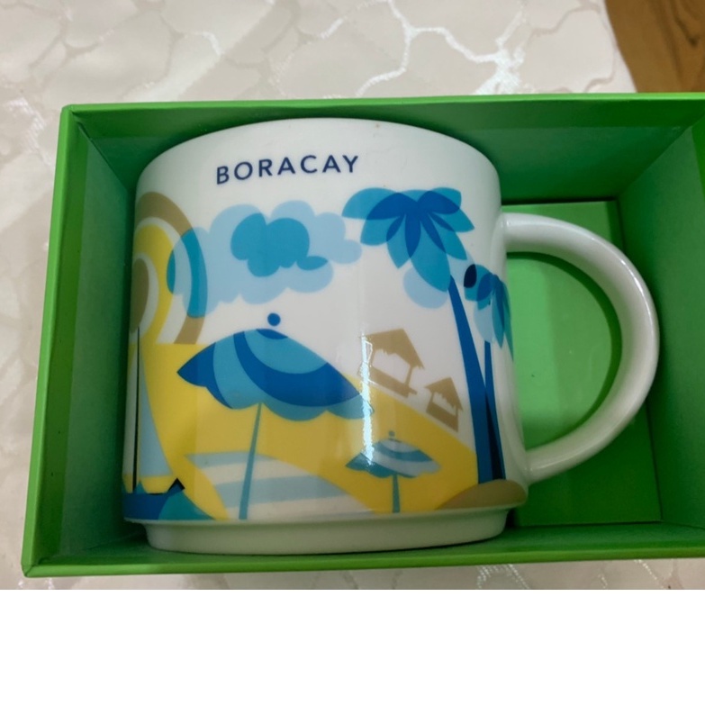 星巴克城市彩繪杯【菲律賓-長灘島Boracay】全新附紙盒