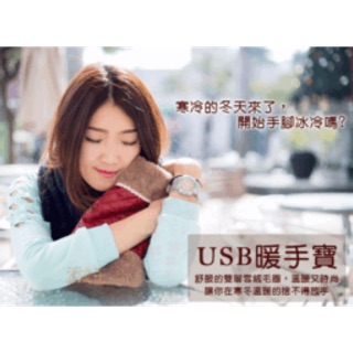 USB暖手寶(可放行動電源) usb充電暖手袋 絨毛抱枕 發熱保暖 午安枕
