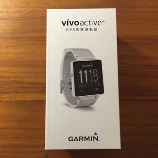 garmin vivoactive gps 智慧運動錶 iwatch可參考 白色