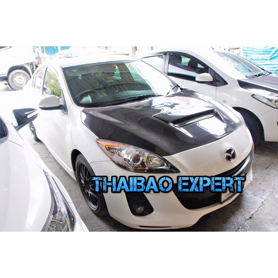 『泰包達人』Mazda3 MK2 2代 二代 馬3 泰國 手工 卡夢 Carbon 引擎蓋