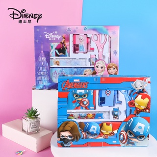 Frozen Marvel 和 Mickey 所有您需要的學校文具禮品套裝 - 鉛筆橡皮鉛筆刀盒直尺子學校幼兒園教育用品