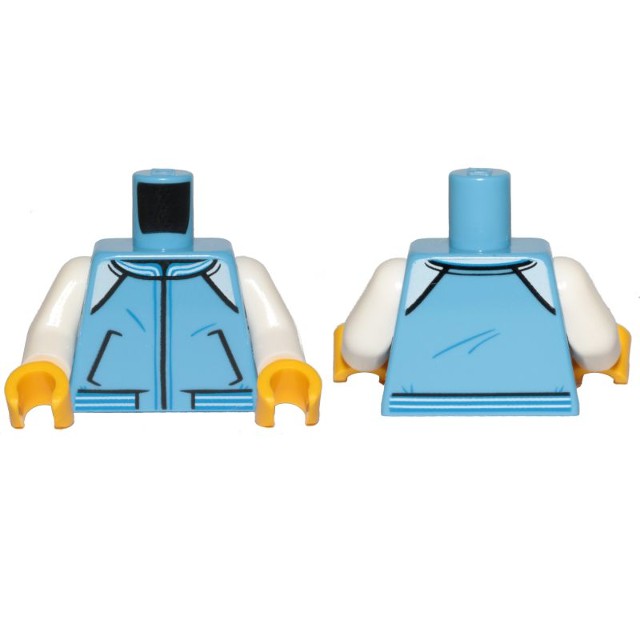 公主樂糕殿 LEGO 60234 CITY 遊樂園遊戲 身體 外套 夾克 中藍色 973pb2913c02 A215