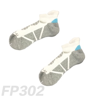 足立康TreeCom除臭襪 雙側翼減壓運動型低筒襪 襪子男款 型號FP302（白色）