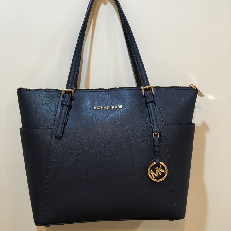 Michael kors MK (藍/米白兩色） 手提包/肩背包 全新商品