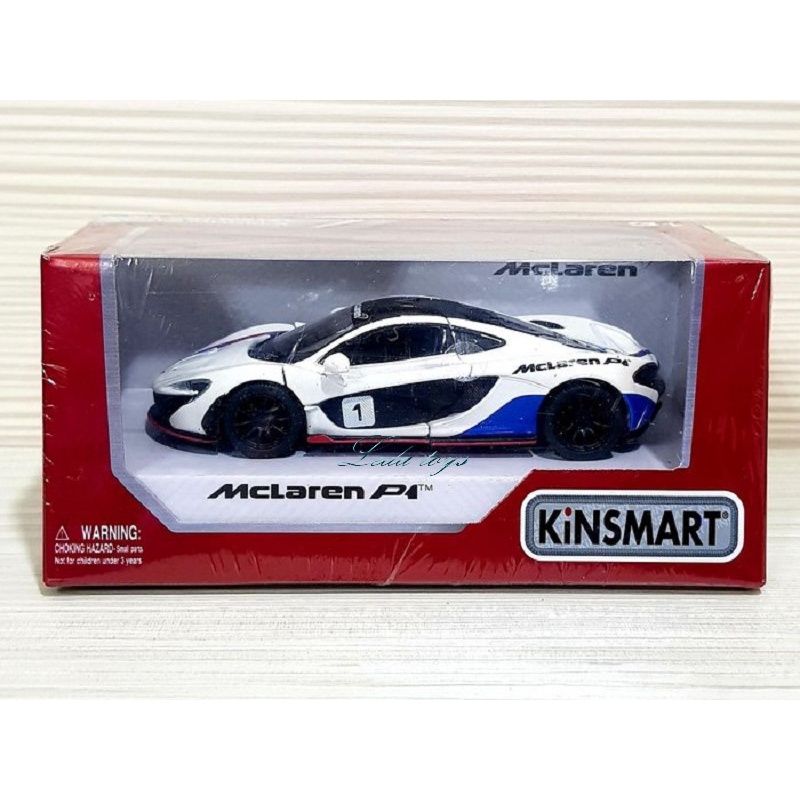 【樂達玩具】KiNSMART【McLaren P1 麥拉倫跑車】超跑 金屬模型車 合金車 KT-5393F