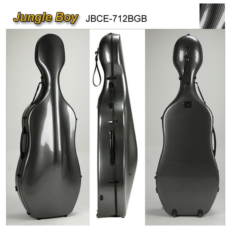 【小木馬樂器】大提琴盒 Jungle Boy JBCE-712BGB 4/4 複合碳纖盒